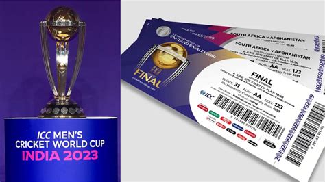 icc cricket world cup 2023 tickets